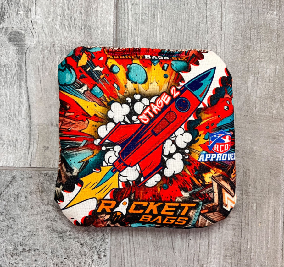 Stage 2 Red Rocket ACO Cornhole Bags- 5.5/9