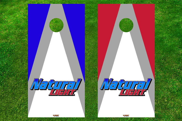 Natural Light Beer Cornhole Board Decals