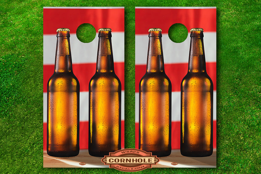 Beer Bottles Pair